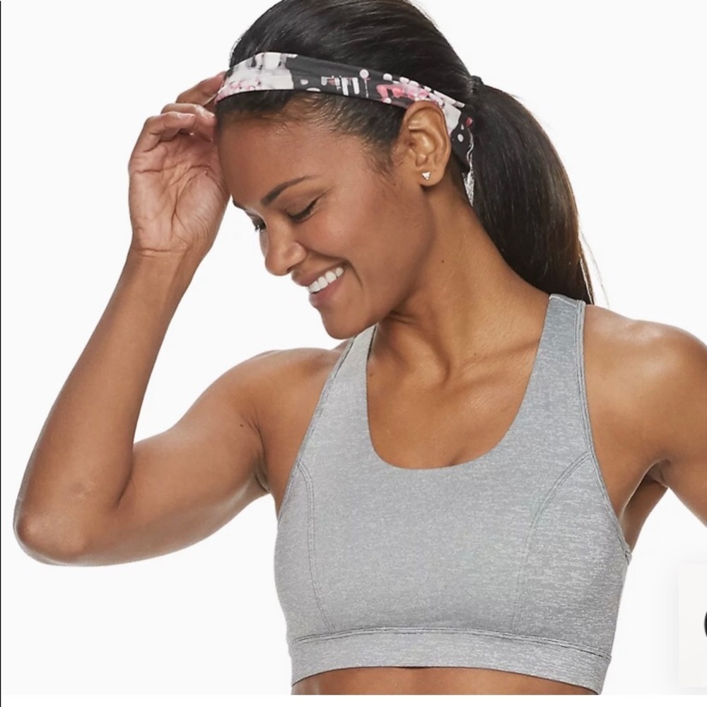 Tek Gear Keyhole Medium Impact Sports Bra NWOT